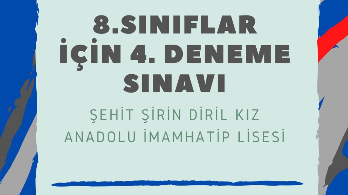 8. Sınıflar Türkçe 4. Deneme Sınavı