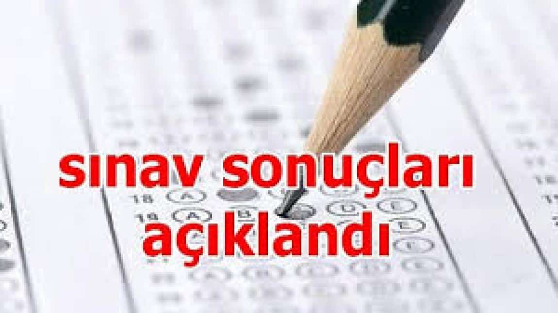 5. Sınıf Kabul Sınavı Sonuçları Açıklandı.